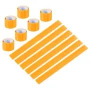 12 Pcs Reflective Slap Bands, Reflector Band Snap Bracelet Gold