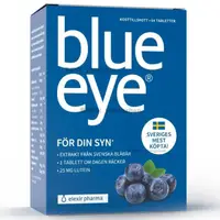 在飛比找蝦皮購物優惠-【新品】瑞典 Blue Eye64粒野生藍莓越橘精華葉黃素成