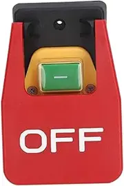 harayaa Emergency Stop Switch Push Button Off on Professional Replacement Parts Durable Undervoltage Protection Power Off Protection, 4 Pin