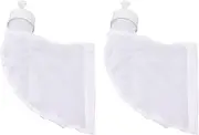 2Pcs Pool Cleaner Bag with Zipper Enclosure, Pool Cleaner All Purpose Filter Bag for Polaris 360 380 Replacement Bags, Pool Cleaner Replacement Part