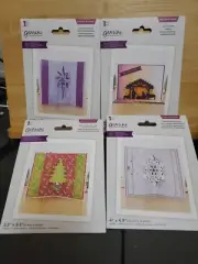 Crafters Companion Create a Card Papercraft Chtistmas Pop out lot Of 4