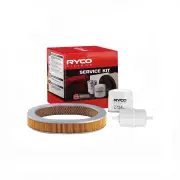 Ryco Oil Air Fuel Filter Service Kit for Ford Laser KA KB KC E3 Meteor GA