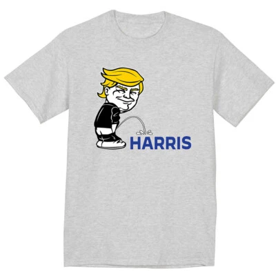 Bid and Tall T-shirt Trump 2024 Anti-Liberal Funny Rude Offensive Mens Tee Shirt