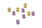 Quartet Extra Strong Magnetic Circles Purple/Gold Pack 10