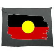 Aboriginal Indigenous Flag Australia - Gym Sports Towel