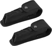 Toddmomy 2pcs Flashlight Belt Pouch Portable Flashlight Holder Multi-Function Bag Belt