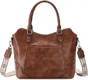 Hobo Bag for Women,RAVUO Vegan Leather Top Handle Handbag Shoulder Purse Chic Ladies Crossbody Satchel Guitar Strap