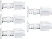 Roller Shutter Brackets, Vertical Blind Mounting Clips 3.66x0.94x0.91 inches, 5X Replacement Code Shutter Hardware Set, Sturdy Metal Holder Fittings, for Home Living Room Bedroom