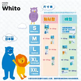 【王子 Whito 】超薄長效紙尿褲 黏貼型 箱購｜卡多摩