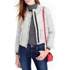 NWT J. Crew Tweed Metallic Lady Jacket (Size 00)