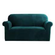 Sofa Cover Couch Covers 2 Seater Velvet Agate Green