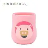 在飛比找遠傳friDay購物優惠-【MARCUS＆MARCUS】動物樂園2合1矽膠訓練杯-粉紅