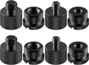 Adaptador de soporte de micrófono de 8 piezas, hembra de 5/8 a macho de 3/8