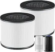 AP-T10FL Replacement Filter for HoMedics AP-T10-BK and AP-T10-WT Air Purifie-r, 360-Degree H13 True HEPA AP-T10 Filter, 2 Pack