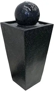 Ball and Column Solar Water Feature Water Fountain