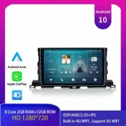 10.1" Android 12 Car Stereo Radio for Toyota Kluger 2015~18 GPS NAVI Carplay DSP