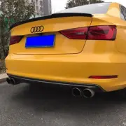 RS3 Look Rear trunk Lip wing wing For Audi A3 8V Saloon Boot lid cover