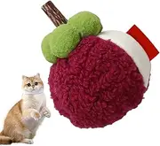 Catnip Plush Toy - Fruit Cat Chew Toy with Catnip | Soft Stuffed Simulation Fruit for Pet Kitten Excite Calm Teeth Cleaning Chewing Exercise Reduce Boredom Playing