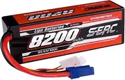 8200mAh 2S 3S 4S 7.4V 11.1V 14.8V 100C Lipo Battery EC5 Plug T Plug Compatible with RC Cars Airplanes Trucks Tanks Buggies Racing Boats Replacement Battery(3S EC5)