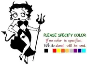 Betty Boop Devil Chick Graphic Die Cut decal sticker Car Truck Boat Window 22"