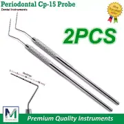 Periodontal CP-15 UNC Color Coded Probe Single End Marking Examination Lab Tools