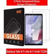 3 Pack Tempered Glass Screen Protector For Samsung Tab A7 Lite 8.7" SM-T220/T225