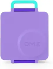 Omie Box Hot & Cold Bento Lunch Box Kids Food Storage Container - Purple Plum