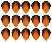 5 New Sets Harrows Sonic Pear Dart Flights – Ships w/ Tracking - Orange