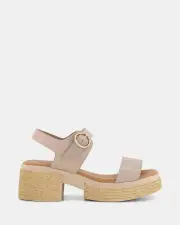 Miss Sofie Opal/Nude Womens Sandals 38