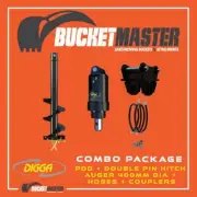 DIGGA AUGER COMBO PACKAGE - PDD AUGER DRIVE+400Di AUGER +DOUBLE PIN HITCH - FOR