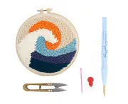 1set Punch Embroidery Kit For Beginners