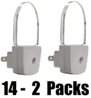 (14) ea Safety 1st Dorel HS202 2 Pack LED Cool To Touch Automatic Night Lights