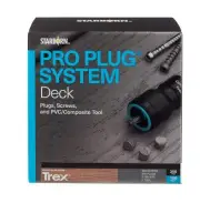 Pro Plug System for PVC Plugs and Stainless Steel Screws for Trex Tiki Torch