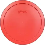 Pyrex 7402-PC 1113808 6-7 Cup Red Plastic Round Lid