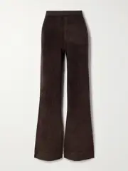 [Proenza Schouler White Label] Proenza Schouler White Label - Evie Chenille Flared Pants - Brown - x large x large Brown