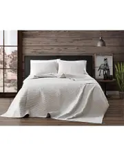 Frye Ray Pick Stitch Embroidered Quilt Set
