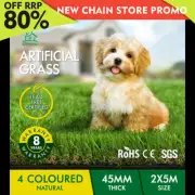 OTANIC Artificial Grass 45mm 2x5m Synthetic Turf 10SQM Roll Fake Yarn Lawn