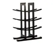 Wooden Red Wine Bottle Rack Wooden Wine Rack Adornment Bamboo Red Wine Rack Household Wine Bottle Storage Rack (Black) - 14QZAS4J410214J1FBSS