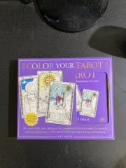 The Art Of Tarot by Liz Dean 78 Tarot Card Set, 64 Pg. Color Book.