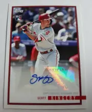 2018 Topps On Demand Rookie Year In Review Scott Kingery RC Parallel Auto Card