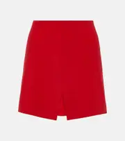 [Norma Kamali] Norma Kamali Side Slit miniskirt AU 12 red