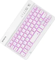 7-Inch Backlit Wireless Bluetooth Keyboard Ultrathin (4mm) Rechargeable Portable