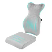 Back and Butt Cushion for Office Chair,Memory Foam Lumbar Support Pillow,Ergo...