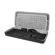 Full Size Keyboard Case, Hard Shell Travel Carrying Bag for 104~108 Key