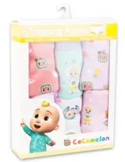 CoComelon Training Pants Girl’s Size 3T Underwear 6 Pack with Stickers New