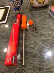 Snap On ssdmr8ao ratcheting screwdriver with 5 bits orange