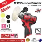 Milwaukee Cordless Spot Polisher 12V Detail Sander Buffer Li-ion Skin M12BPS-0