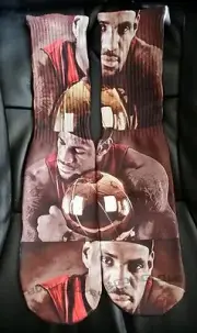 Custom LeBron James trophy Dry Fit socks gamma laney oreo III IV V