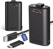 2 Pack Rechargeable Battery Pack for Xbox S/X/One/Elite Controller, Xbox Series X/S Controller Game Accessories with Fast Charger and 10FT USB-C Charging Cable