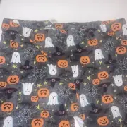 No Boundaries Pajama Pants Juniors XXL (19) Halloween Pumpkin Ghost Spider Witch